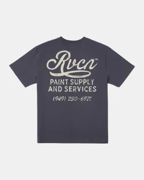 RVCA Paint Supply T-Shirt - Garage Blue