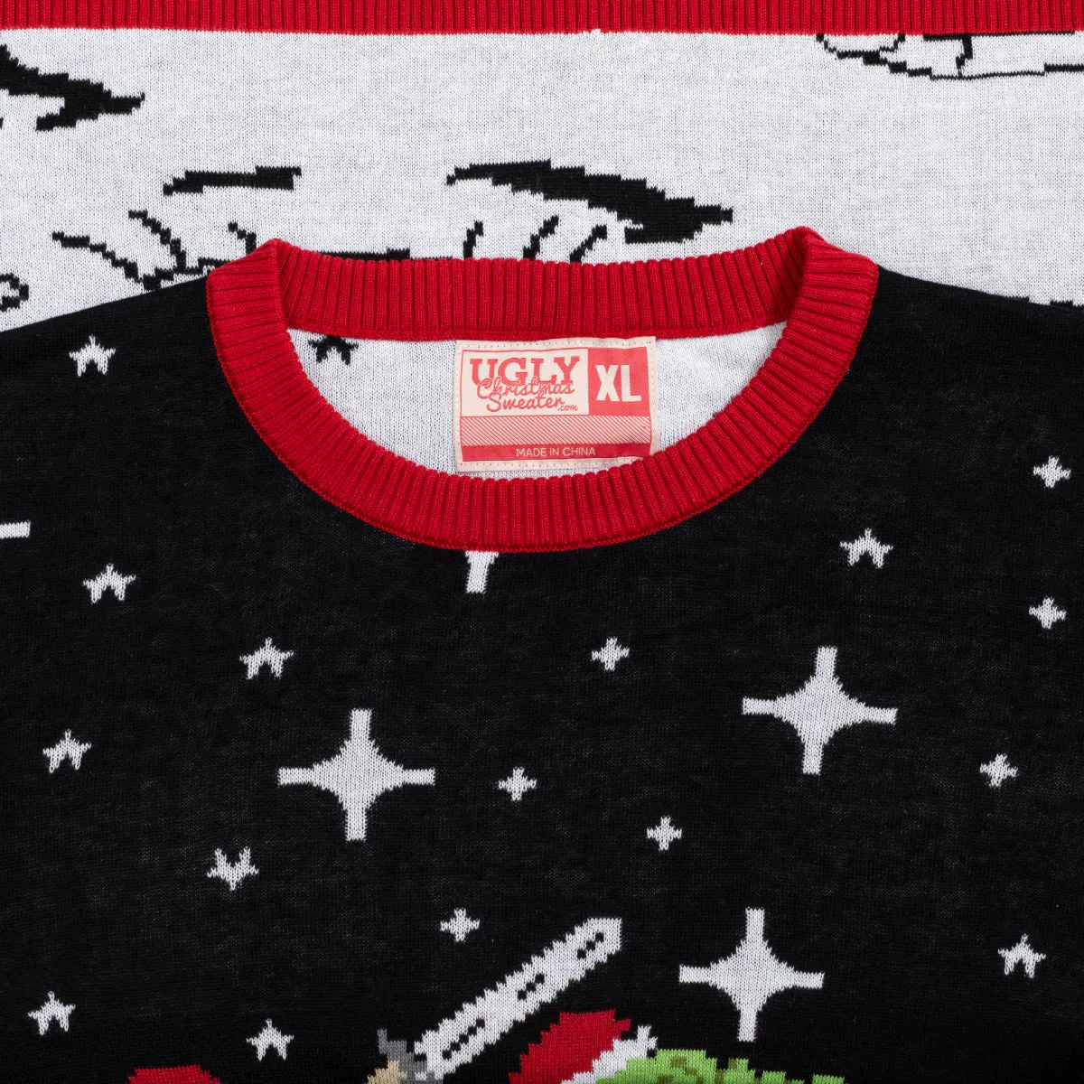 Santa Riding Trex Sweater