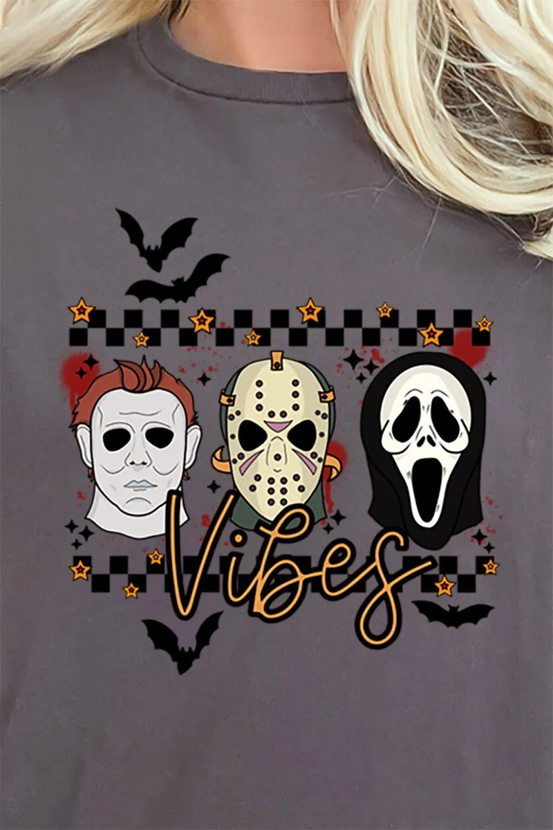 Scary Spooky Vibes Short Sleeve Relaxed Fit T-Shirt