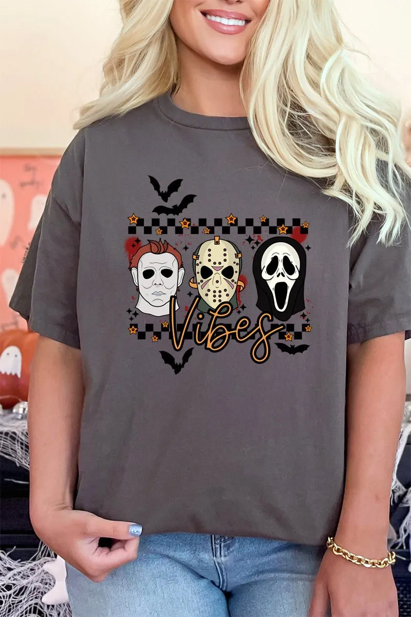 Scary Spooky Vibes Short Sleeve Relaxed Fit T-Shirt