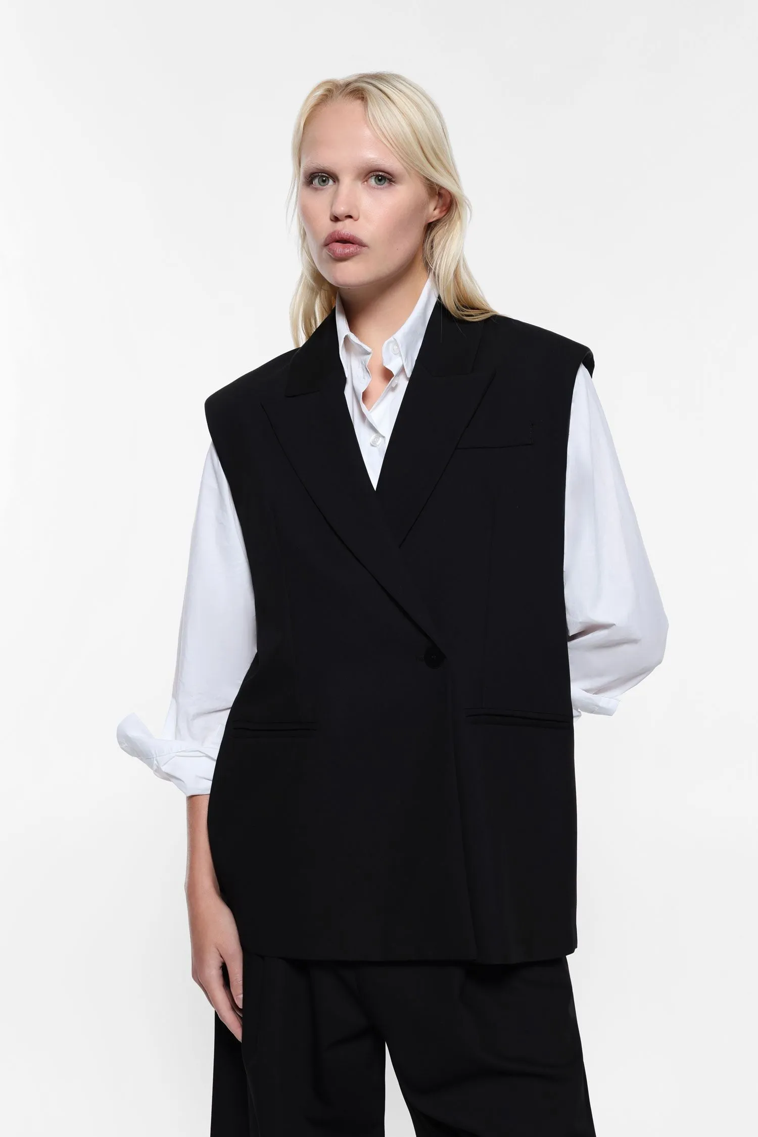 Single Button Vest