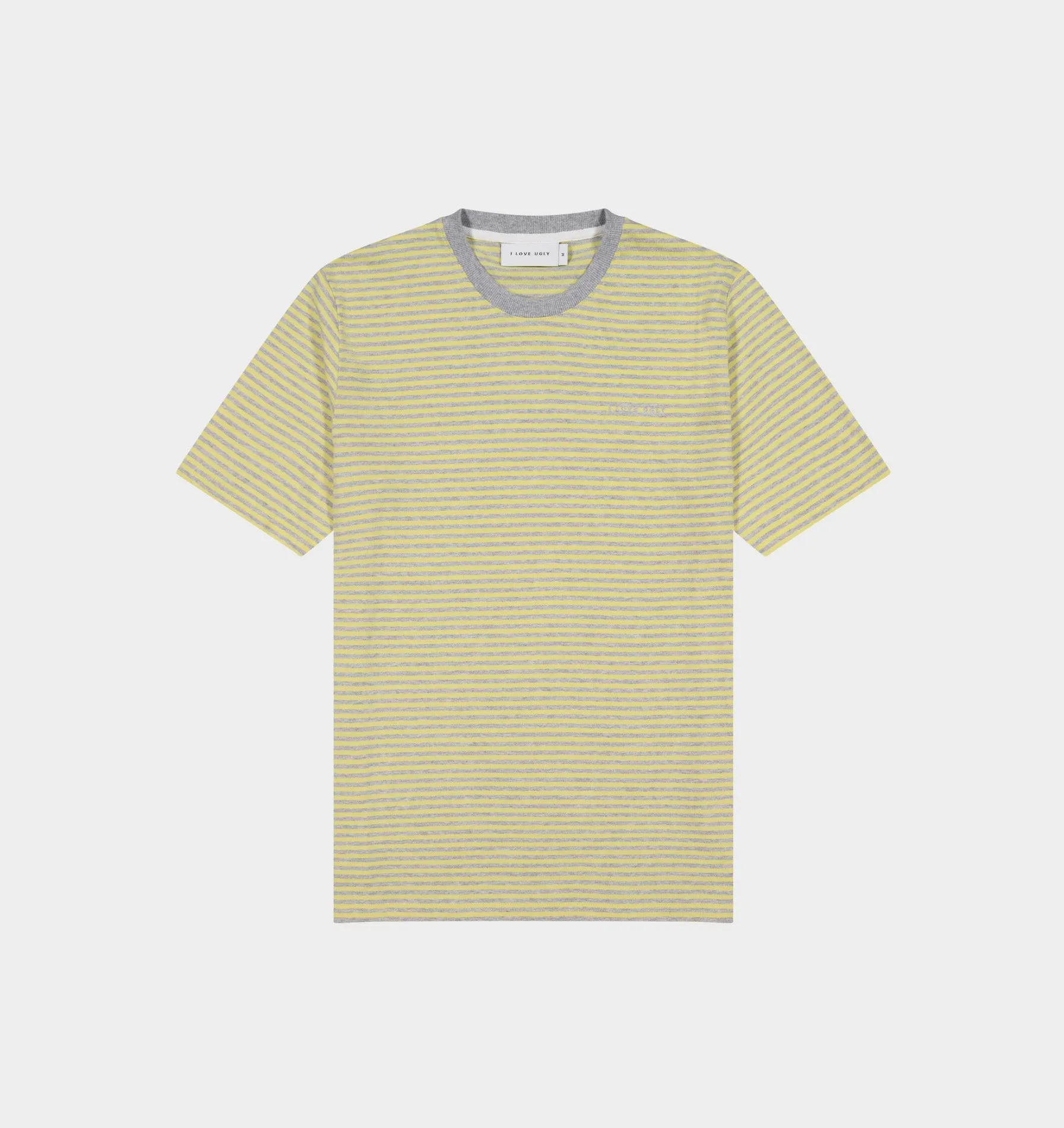 Stripe Chester Tee - Yellow/Grey