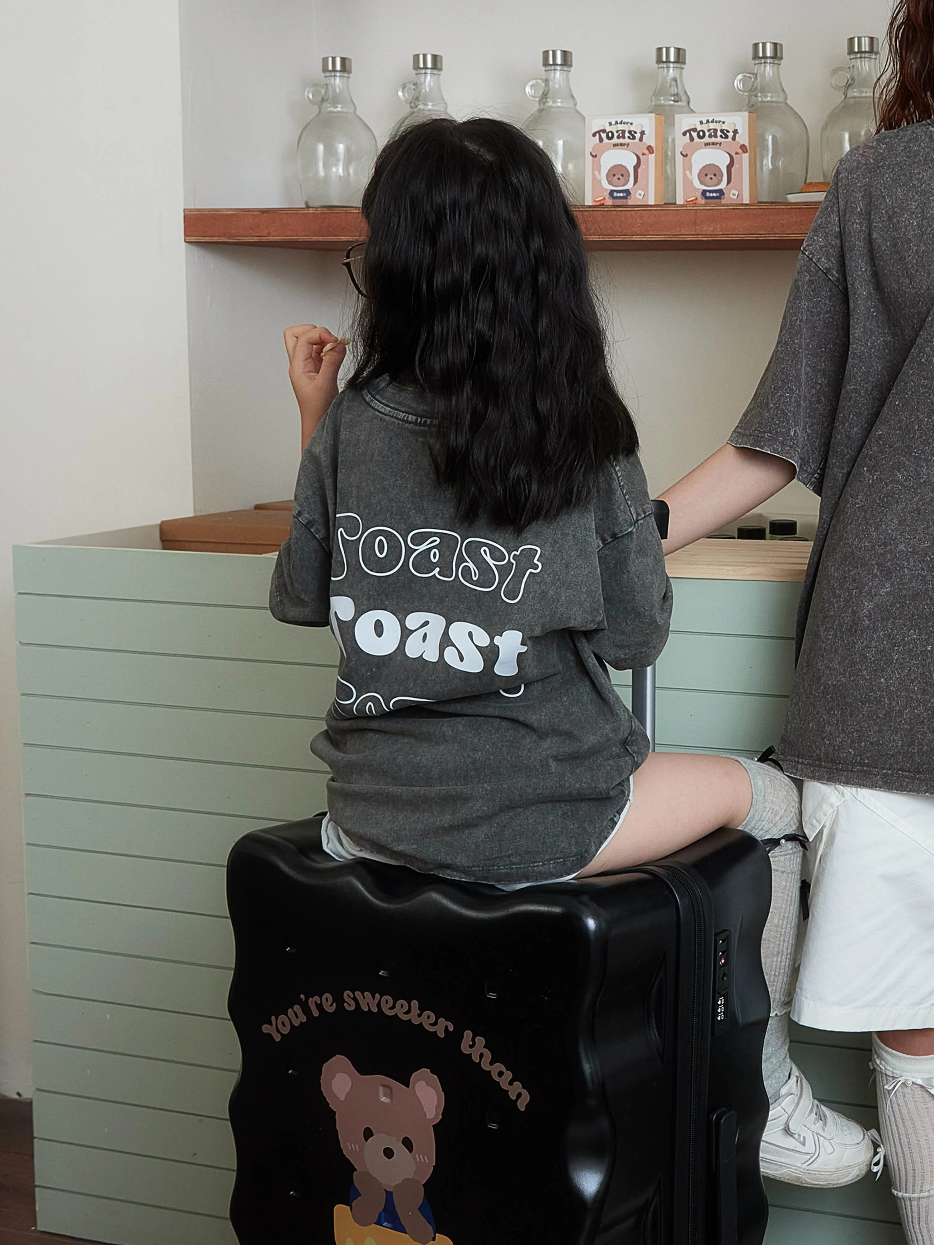 Toast Logo Kid T-Shirt Collection DARK GREY