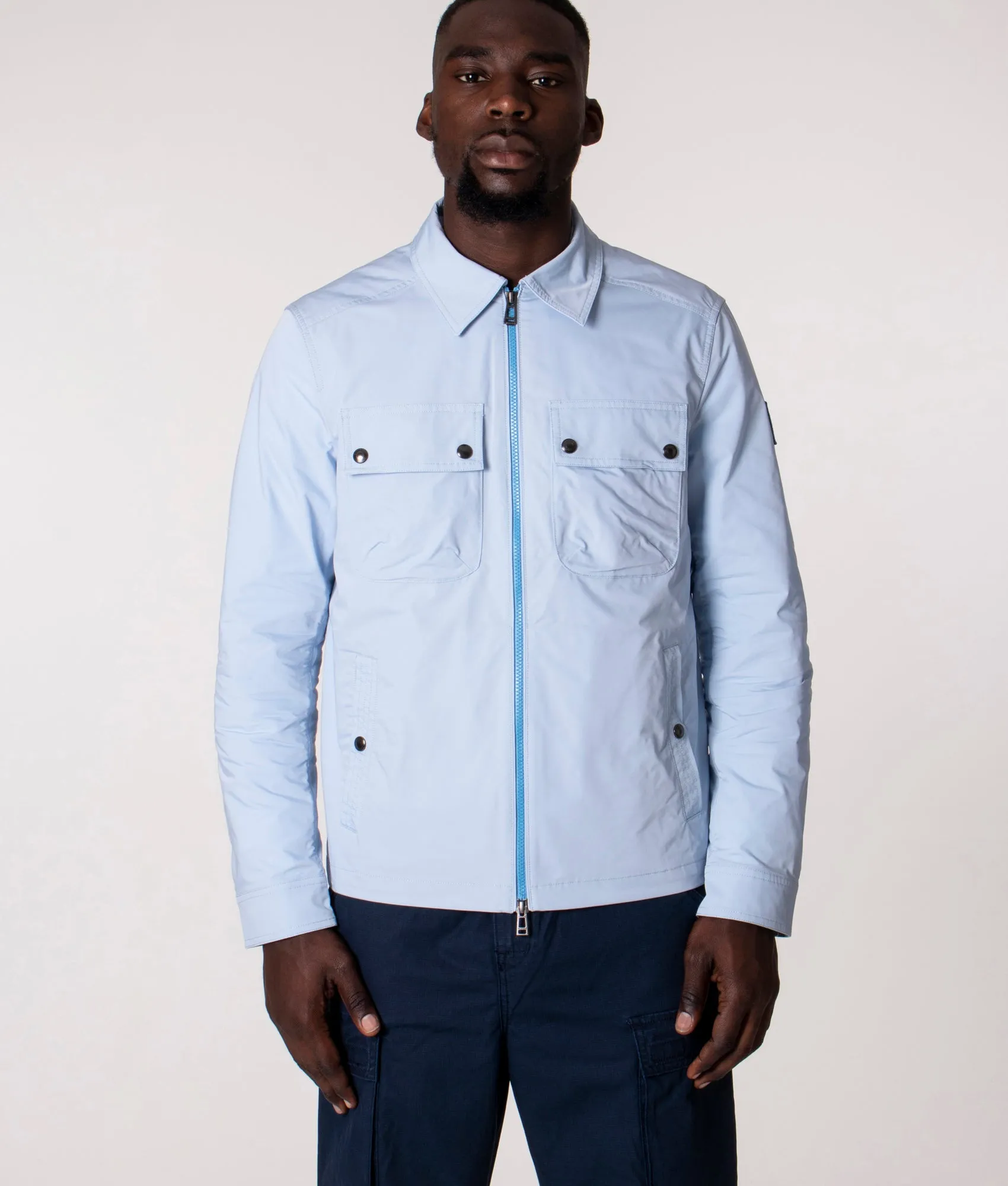 Tonal Tour Zip Through Overshirt