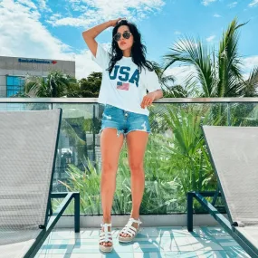 USA Relaxed Boxy Tee