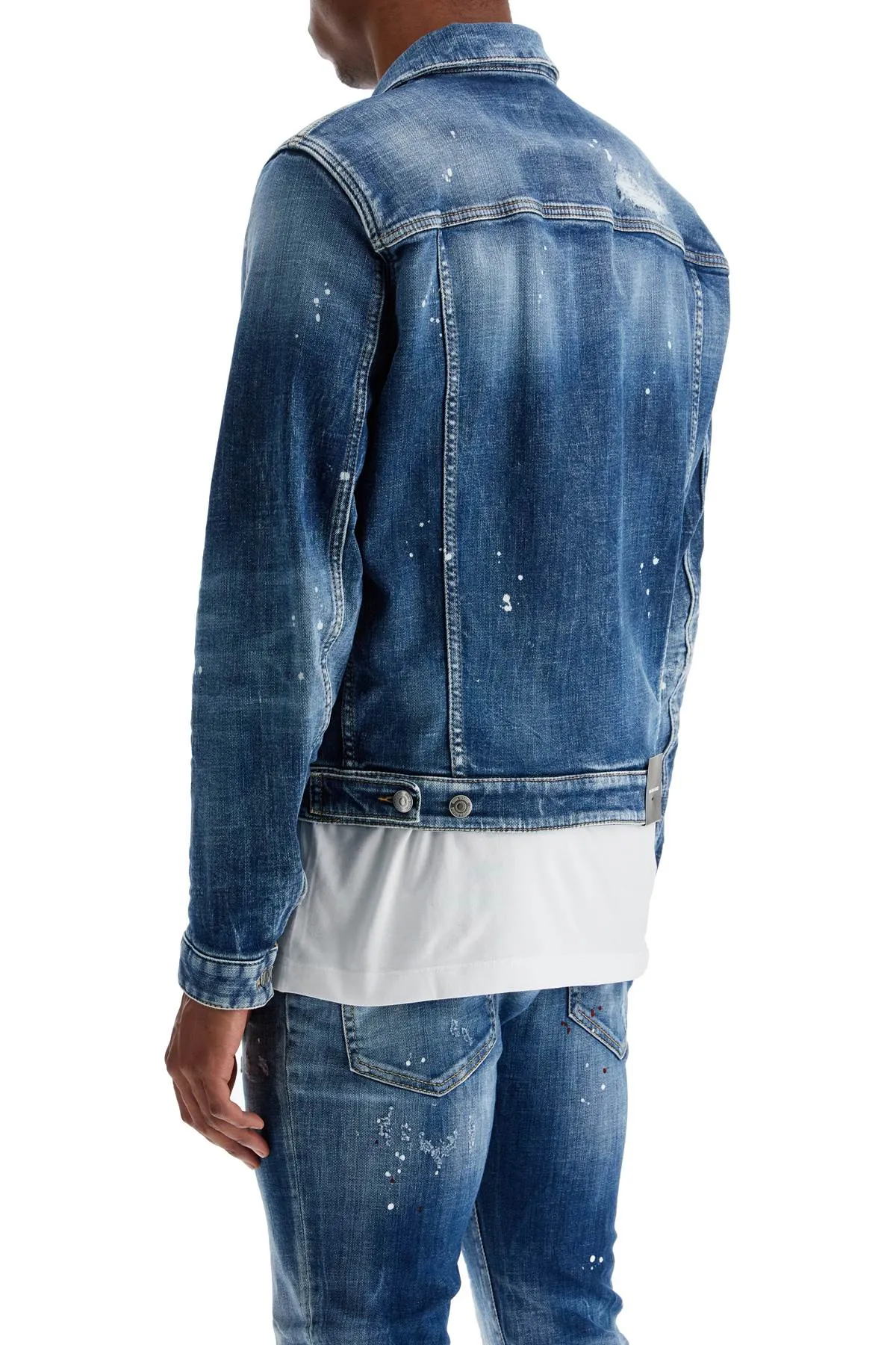 Vintage Effect Denim Jacket