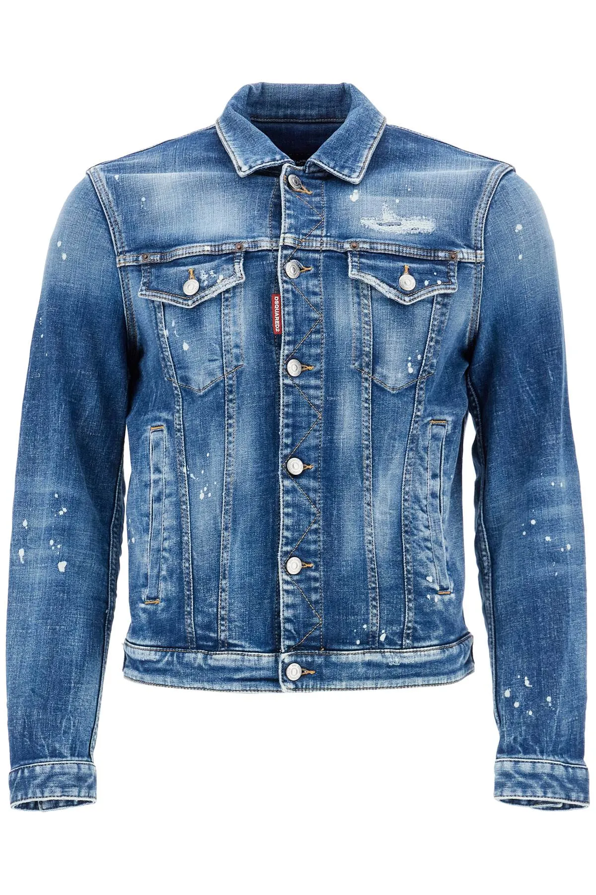 Vintage Effect Denim Jacket