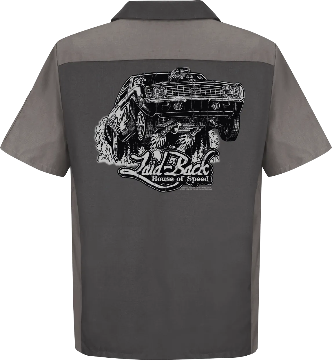 Wheels Up Camaro 2-Tone Mechanic Shirt