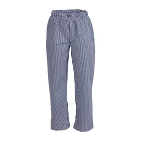 Whites Unisex Vegas Chefs Trousers Small Blue and White Check XL - B311-XL